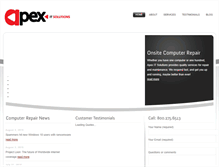Tablet Screenshot of apexitsol.com